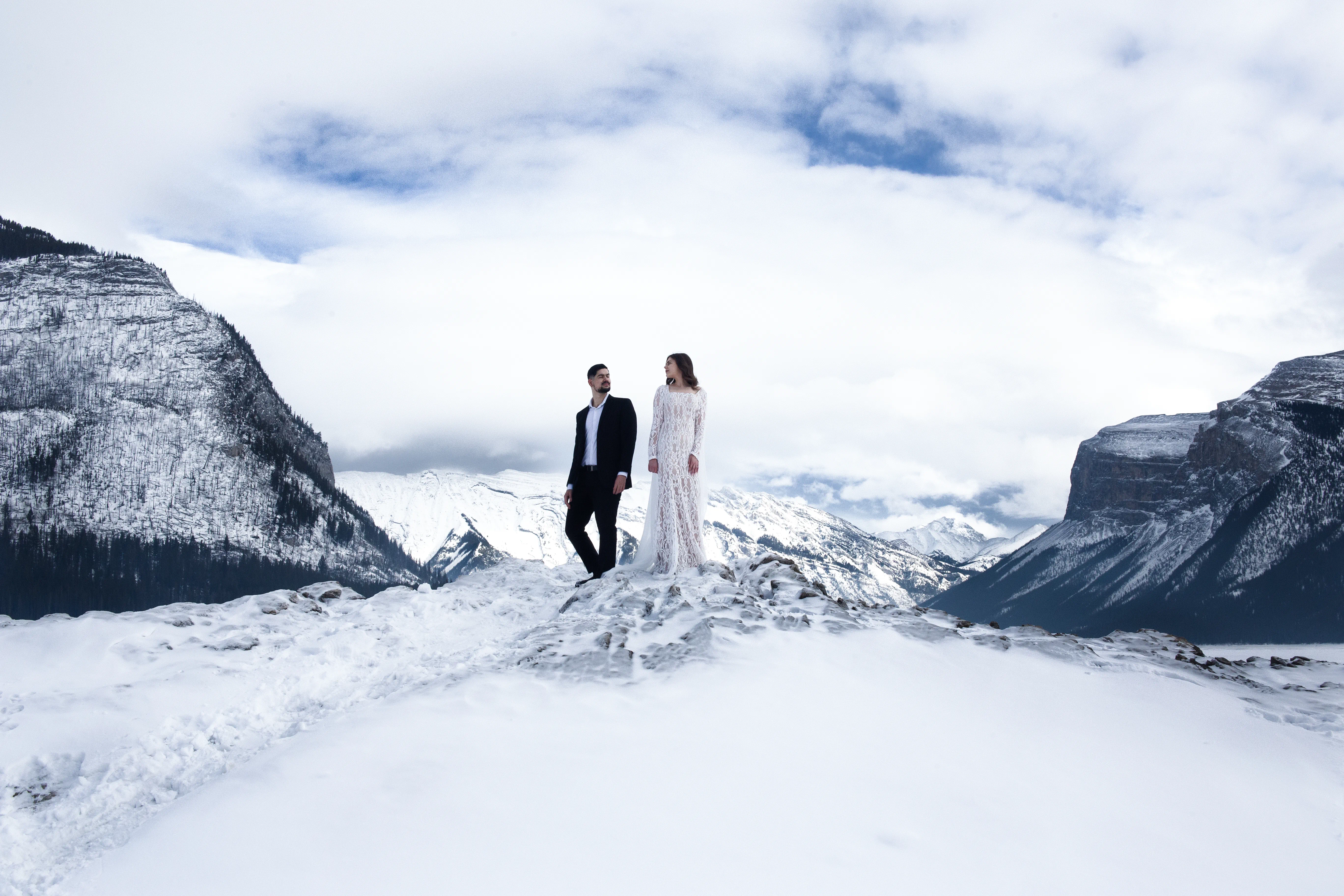 Fotografía editorial de boda - 2. Olivia & Isaac   Banff, CanadÁ